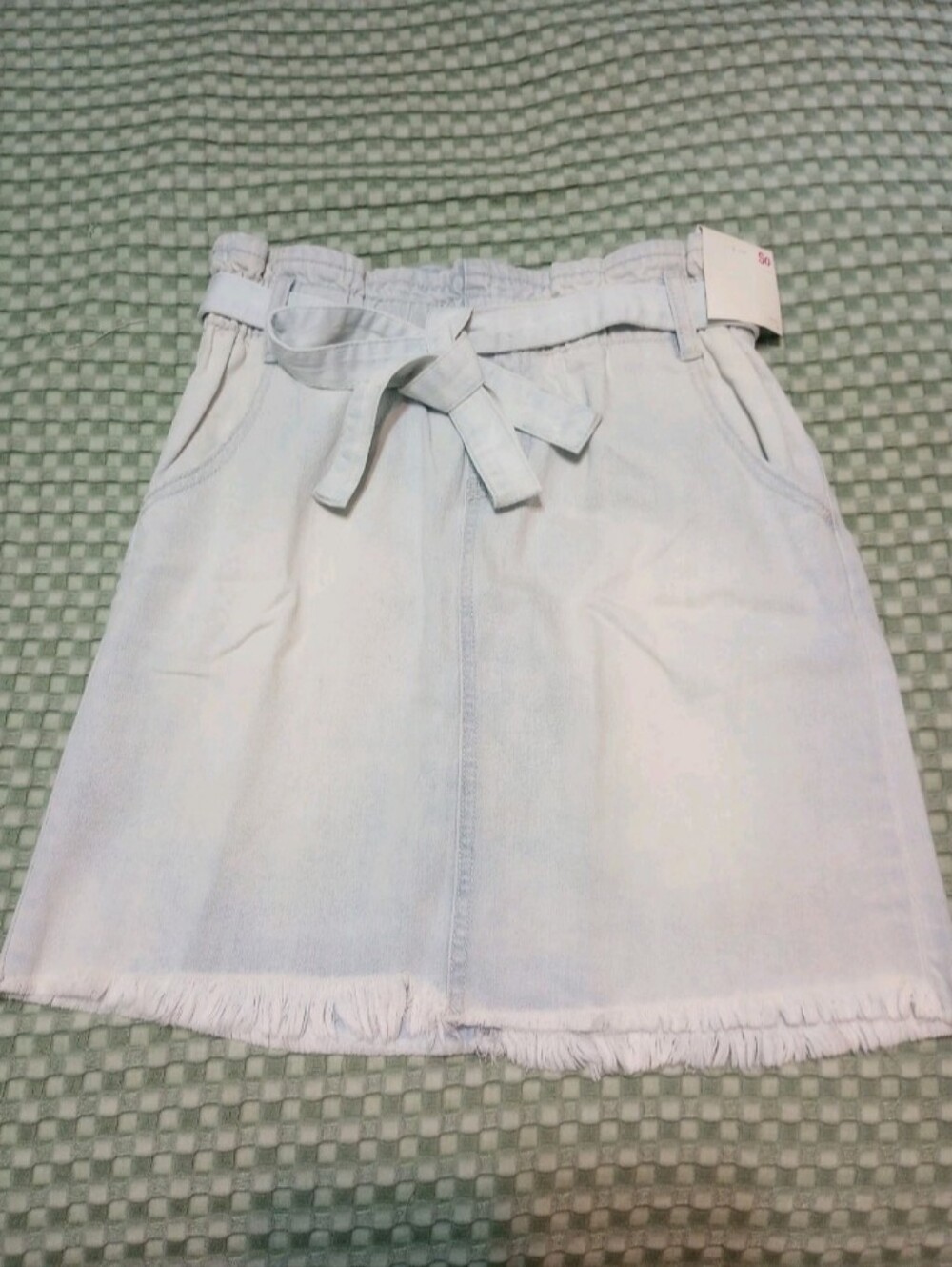 SO Denim Paper bag Skirt 9